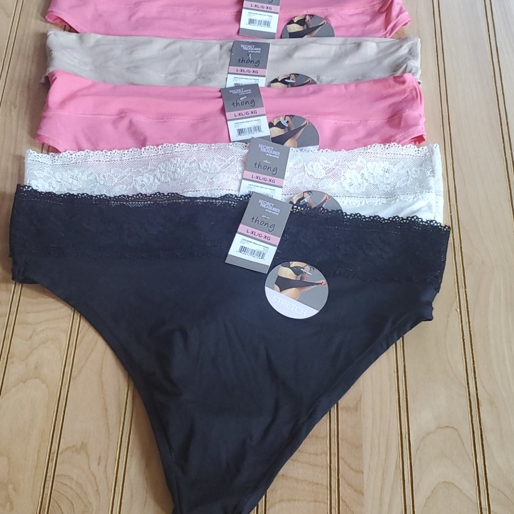 High cut thong